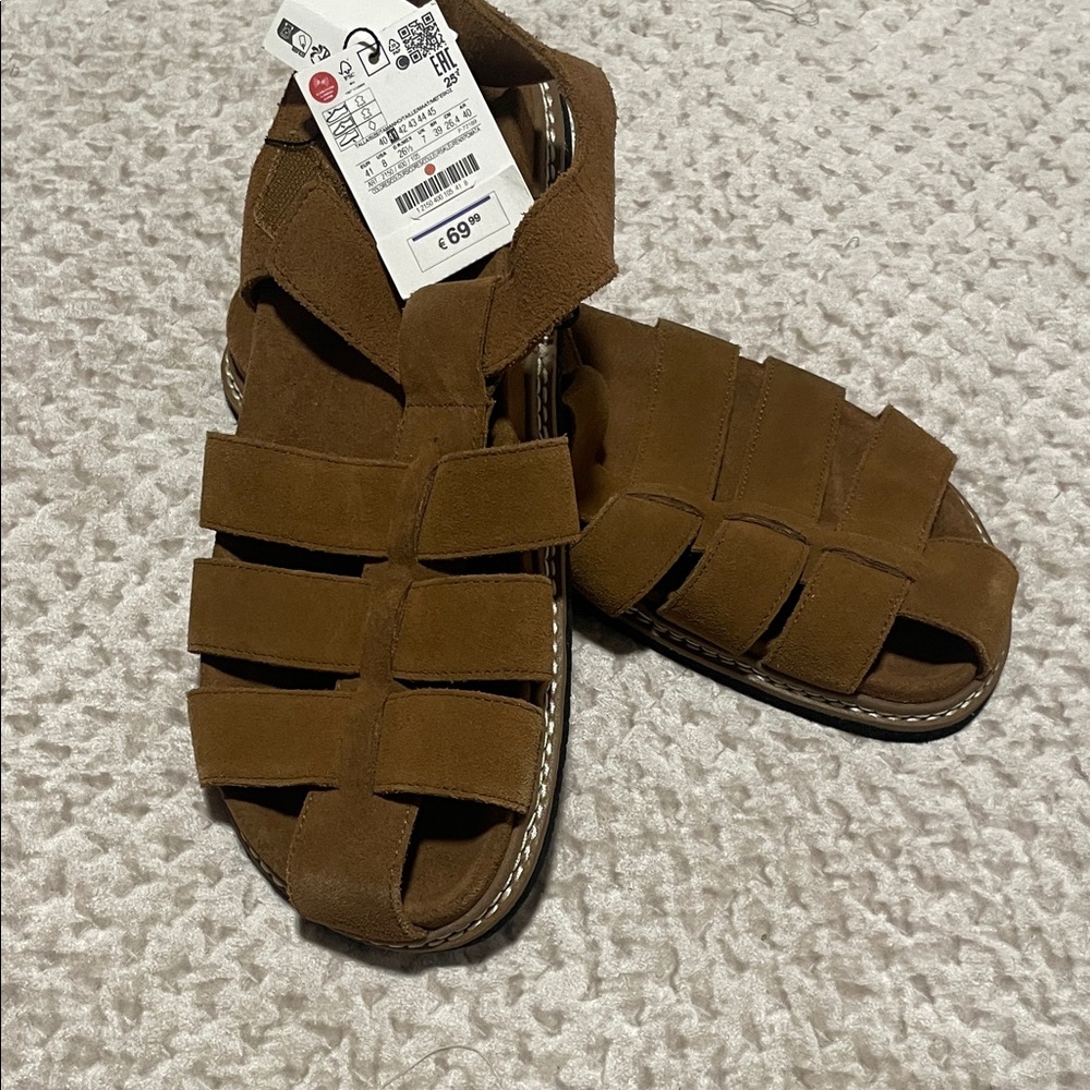 Zara Brown Women's Sandals